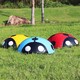 小區(qū)不銹鋼七星瓢蟲(chóng)雕塑景觀小品圖