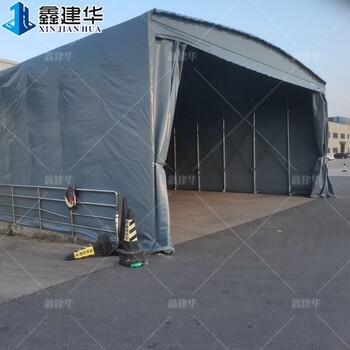 可移動防雨大蓬,移動推拉雨棚,增加廠區(qū)使用面積