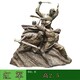 鑄銅軍民魚水情雕塑價(jià)格,軍民一家親雕塑圖