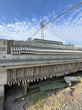 上饒轉讓500平方景津廂式壓濾機報價隔膜二手壓濾機大全