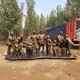 鑄銅軍民魚水情雕塑圖
