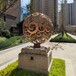 安徽园林不锈钢镂空球雕塑批发