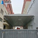 不銹鋼帶輪推拉棚,活動(dòng)雨棚,加厚鍍鋅鋼管