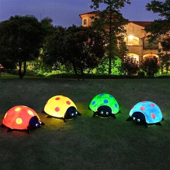 公園仿真七星瓢蟲雕塑工藝品
