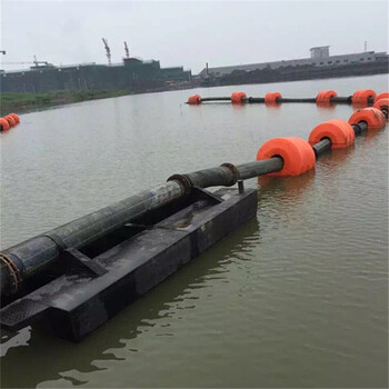 通孔內徑450mm500mm塑膠管道浮筒加厚抽沙管浮力塊