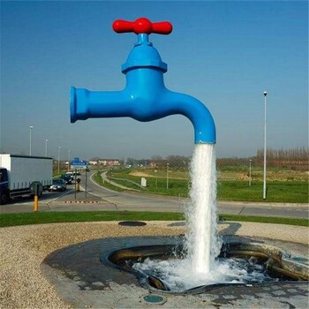 山西園林懸空流水茶壺噴泉雕塑價格