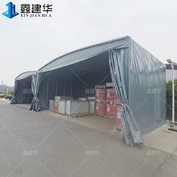 可移动防雨大蓬,中铁工地施工遮阳蓬,多家大型企业案例