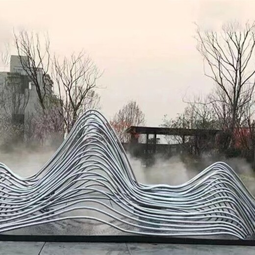 鋼管不銹鋼假山雕塑廠家制作