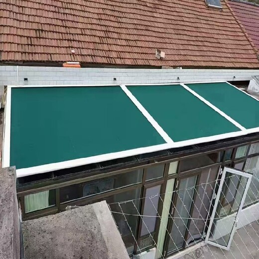 玻璃房自动遮阳帘玻璃屋顶遮阳帘