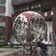 大型不锈钢地球仪雕塑加工厂家图
