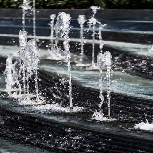 绵阳喷泉互动设计-波光跳泉-广场喷泉免费设计