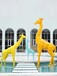 定制长颈鹿雕塑造型