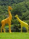长颈鹿雕塑造型图