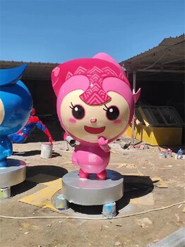 廣場(chǎng)玻璃鋼卡通人物雕塑