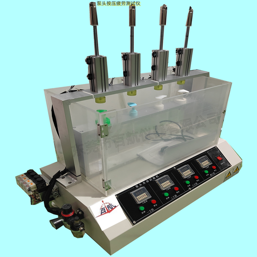 聊城PP泵头疲劳试验机设备,塑料pp按压式泡沫泵头测试机