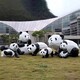 大熊猫雕塑造型图