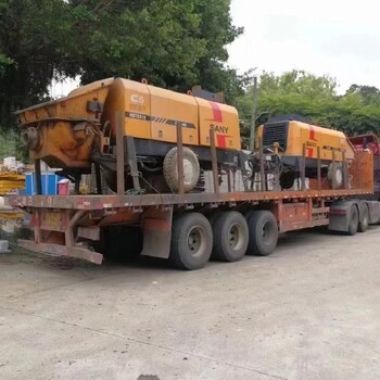 泵车出租公司承接桂林柴油拖泵三一混凝土输送泵车出租