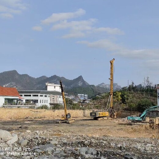 桂林建筑桩基础桩旋挖钻机施工市场报价