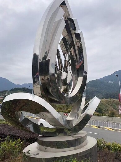 抽象翅膀雕塑，鳳翼雕塑