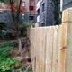 北京户外庭院绿化设计碳化木栅栏图