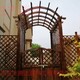 順義花園庭院綠化設(shè)計(jì)防腐木花架產(chǎn)品圖