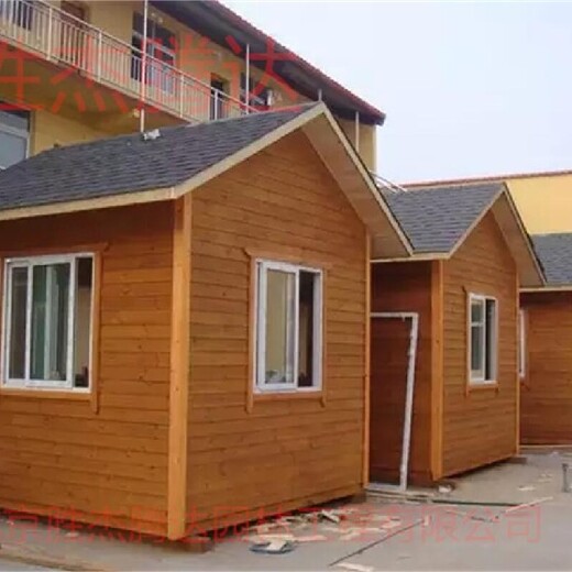 东城家庭庭院绿化设计碳化木凉亭