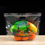 脆桃自立水果袋通用密封保鲜袋打孔透气塑料袋批发生产