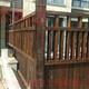 崇文家庭庭院綠化設(shè)計(jì)塑木圍欄圖