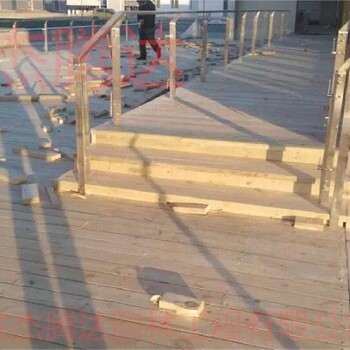 豐臺私家花園設計防腐木地板室外地臺