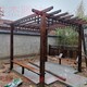 平谷戶外庭院綠化設計碳化木葡萄架產品圖