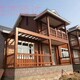 昌平私家庭院绿化设计碳化木亭子产品图