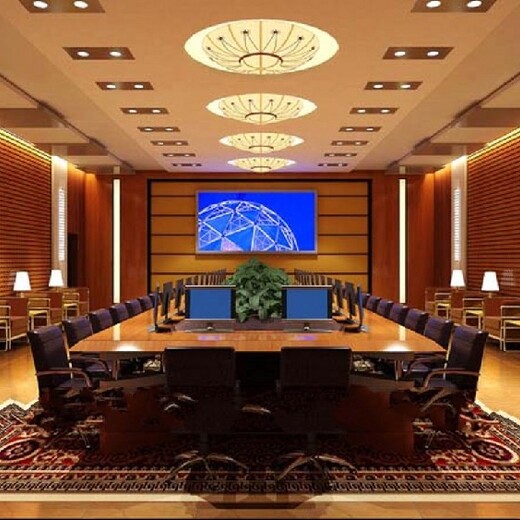 大型会议室双面显示电子桌牌