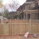 平谷别墅花园设计防腐木栅栏碳化木围栏图