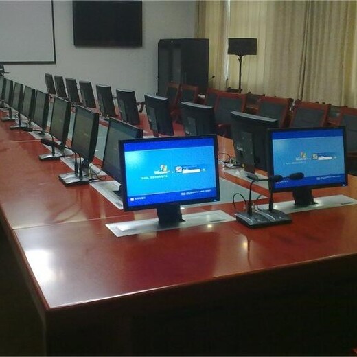 多功能BOAO品牌无纸化升降会议桌视频国产无纸化会议系统
