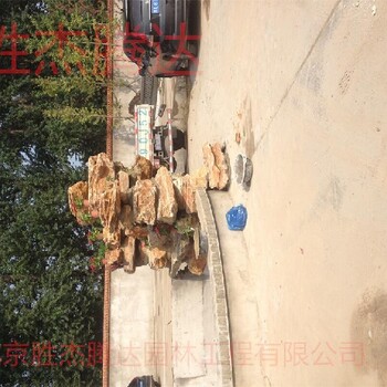 平谷戶外庭院綠化設計水系假山水幕墻