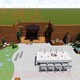 海淀别墅庭院绿化设计防腐木栅栏产品图
