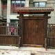 防腐木柵欄塑木柵欄圖