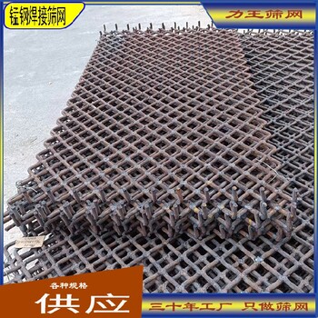 焊接锰钢筛网图片高温热处理筛网金属焊接筛网厂家