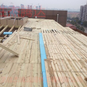 石景山庭院綠化設(shè)計(jì)防腐木地板室外地臺(tái)