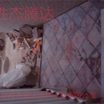 北京陽臺庭院綠化設計滲水磚鋪裝