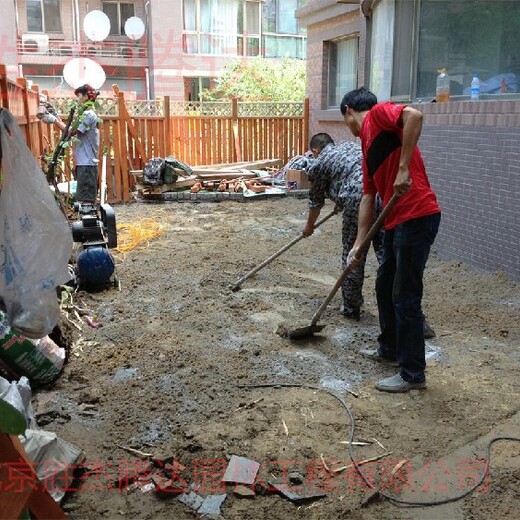 延庆家庭花园设计地面铺装渗水砖铺装