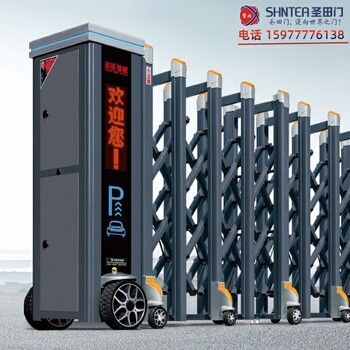 百色市11米伸縮門價格,活動伸縮門,南寧電動自動門