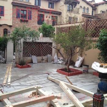 延慶屋頂花園設計地面鋪裝地面鋪裝