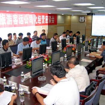 多功能BOAO品牌無紙化升降會議桌安裝十四人位信創(chuàng)無紙化