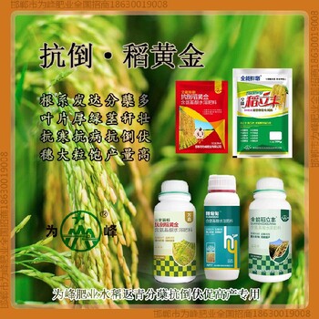 小包装稻黄金水稻抗倒控旺剂，稻黄金厂家招商水稻叶面肥