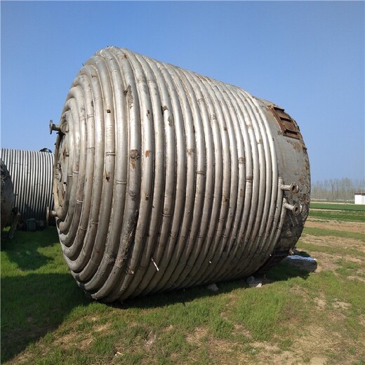 萍乡处理5吨外盘管二手不锈钢反应釜
