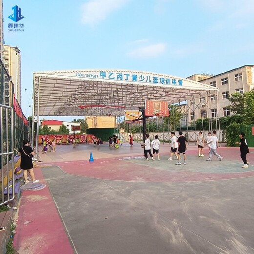 北京海淀制作电动雨棚移动防雨棚