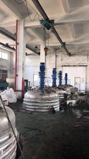 衢州出售10吨外盘管二手不锈钢反应釜