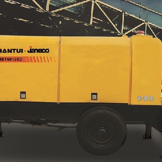 hbt90混凝土输送泵国产山推建友混凝土拖泵厂家