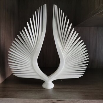 天津酒店抽象不锈钢翅膀雕塑制作